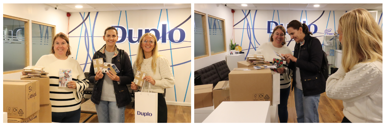 3.	Teamwork Between Duplo and Catalyst Support for the Christmas Card Initiative