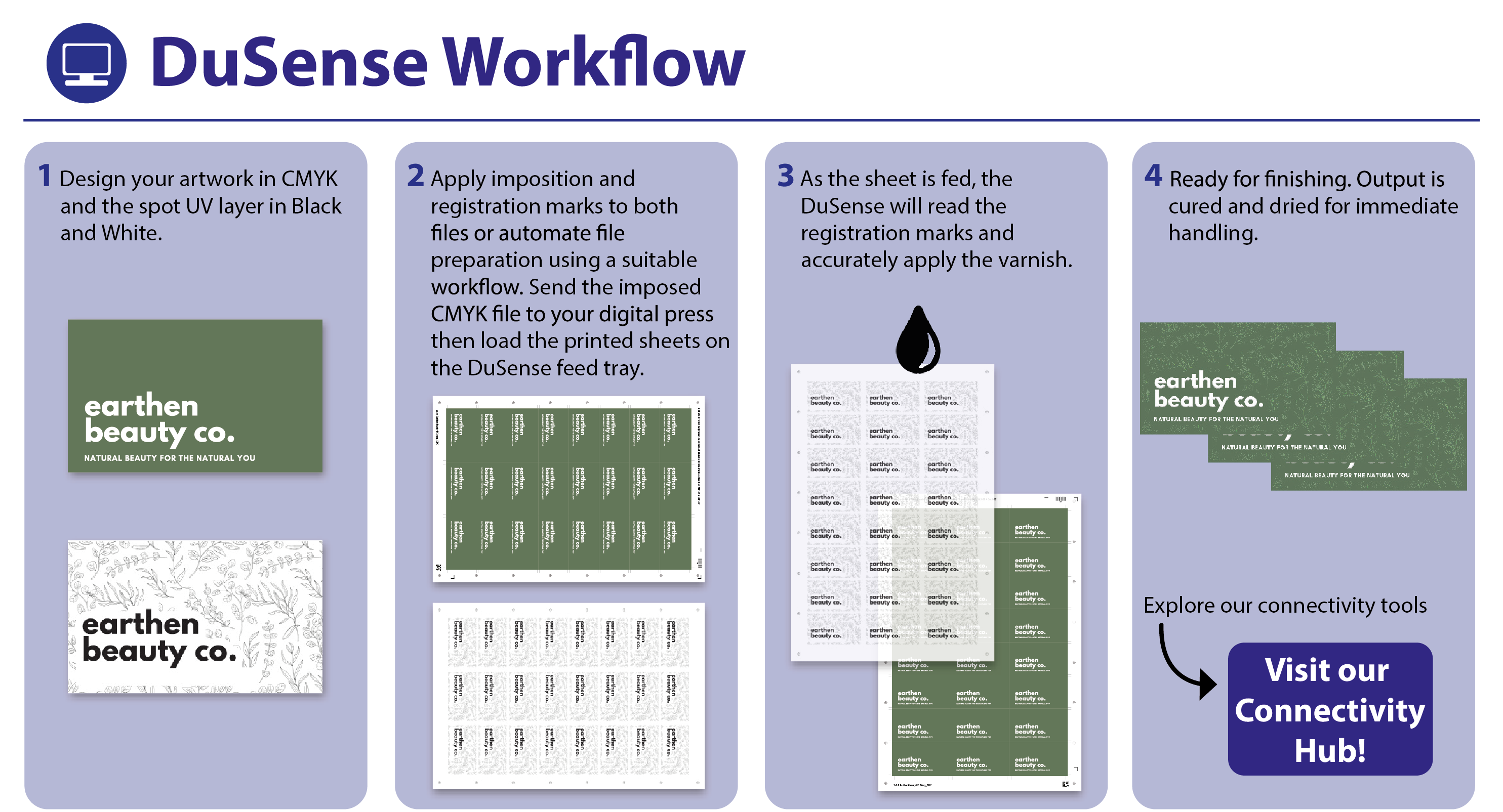 DuSense workflow infographic