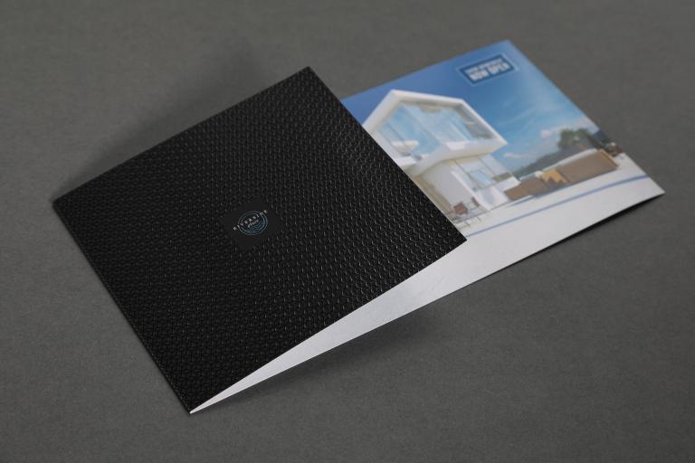 Folded brochure