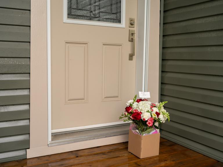 Our new landscape; flower delivery