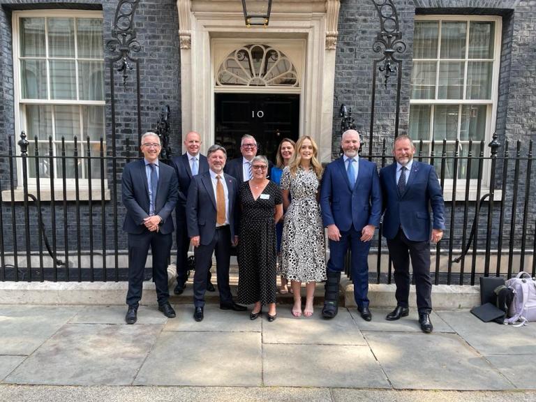 outside number 10