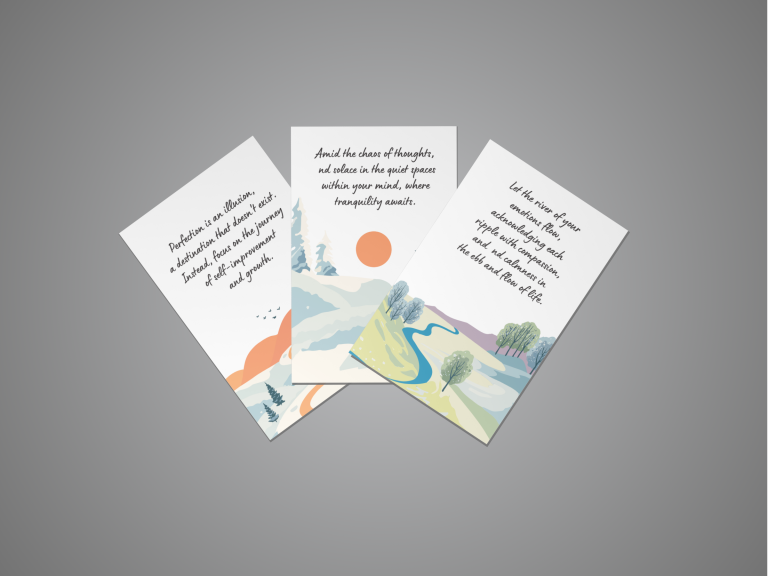 Mindfulness business cards