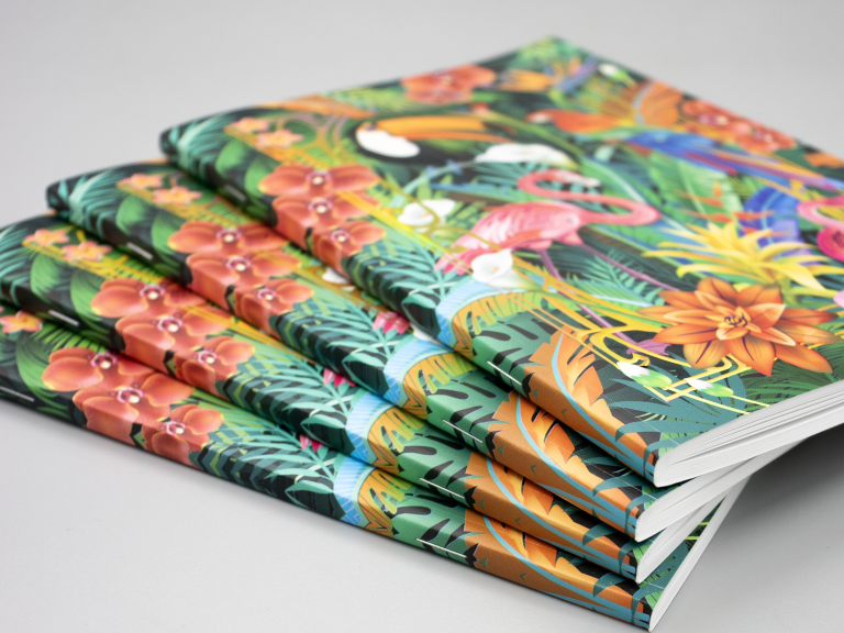 Square spine book