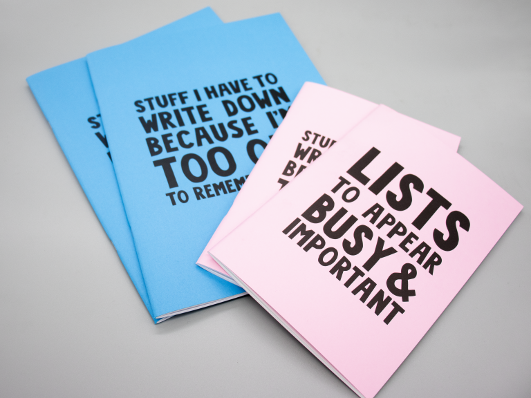A4 notebooks