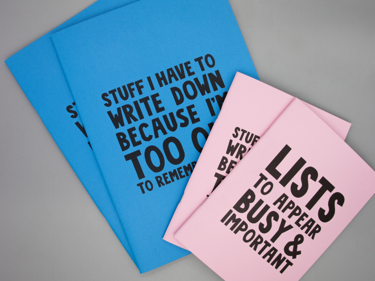 A4 notebooks