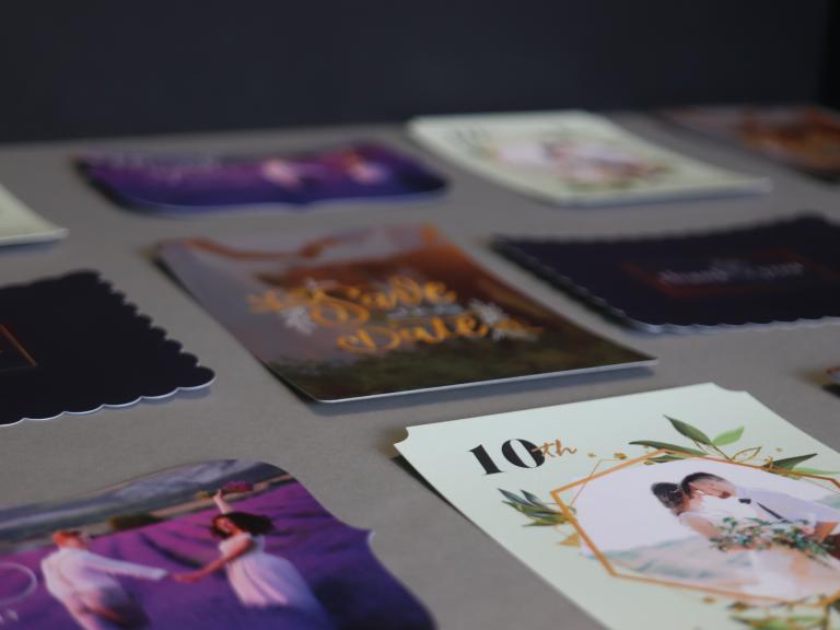 Shaped cards