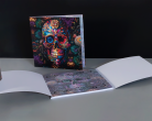 Skull Notebook with Flaps
