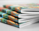 Square spine notebook