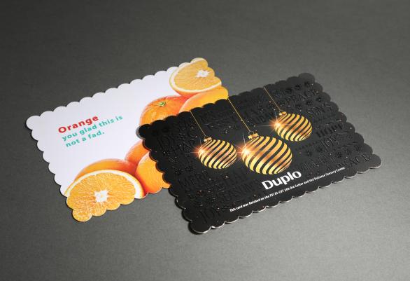 Die cut flyer