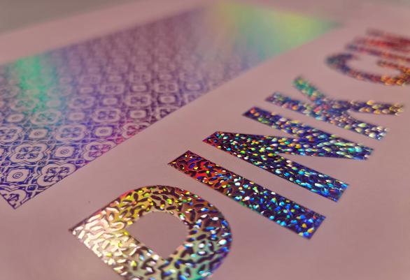 DDC-8000 Application - Glitter Foil