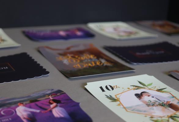 Shaped cards